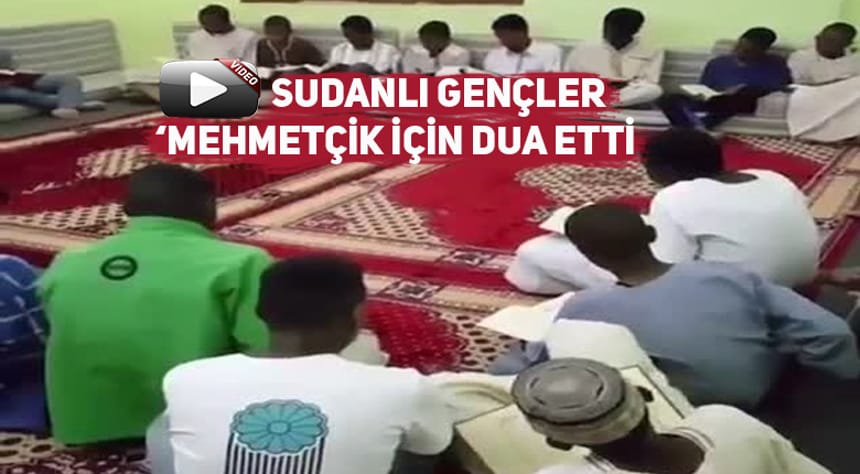 Sudanlı gençlerden kahraman askerlerimize dua!