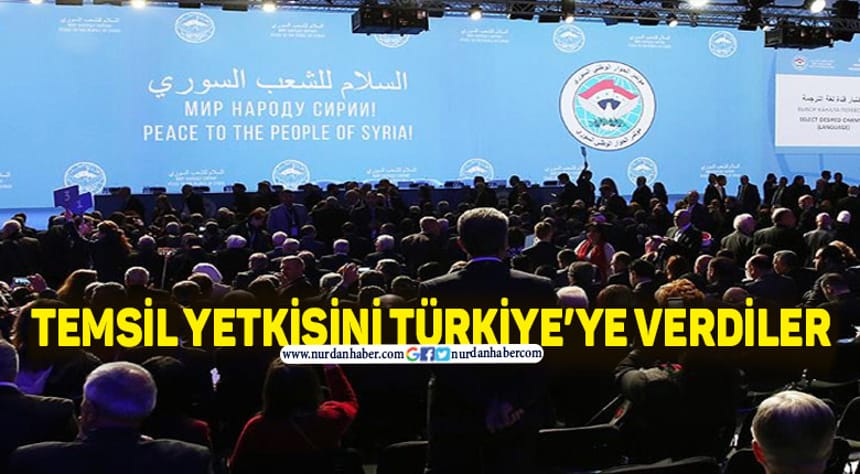 Suriyeli muhalifleri Soçi’de Türkiye temsil edecek