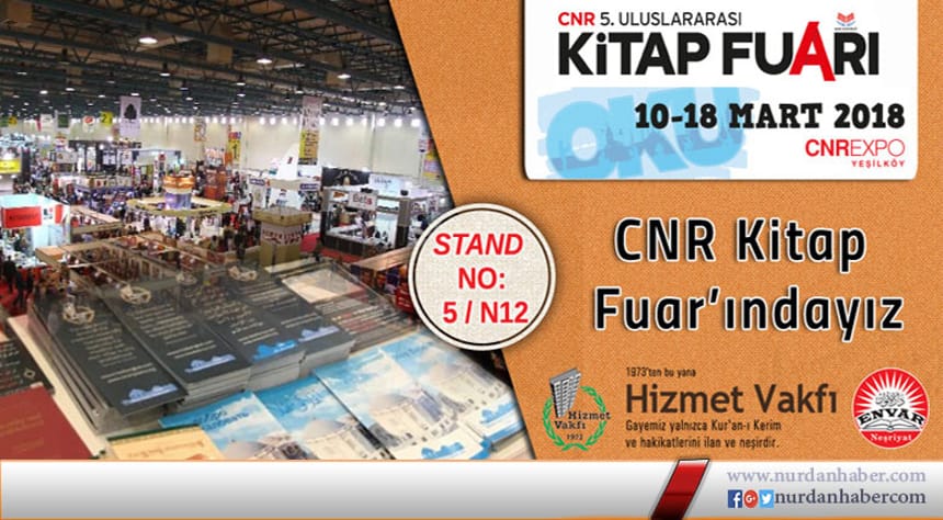 CNR EXPO Uluslararası Kitap Fuarındayız