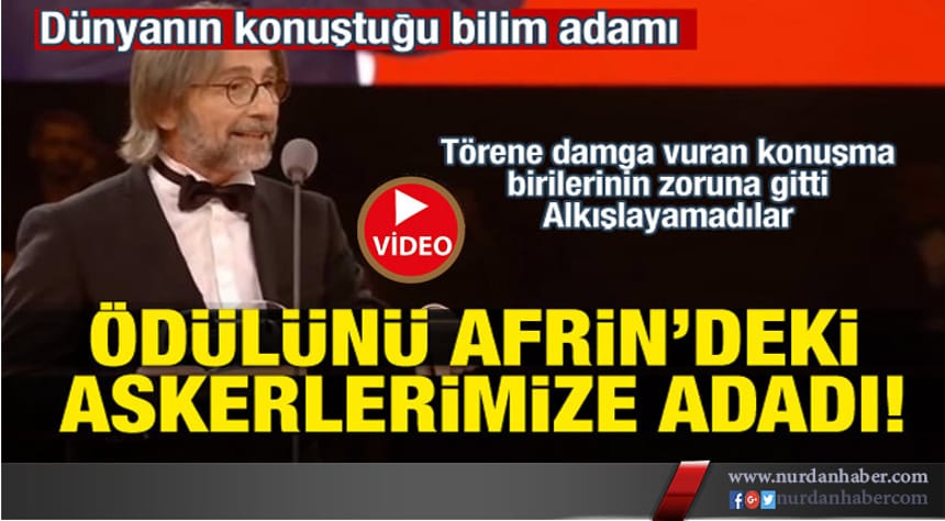 Ödülünü Eren Bülbül’e ve askerlerimize adadı