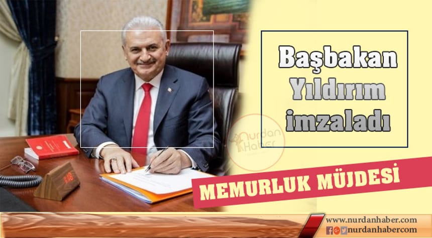 Başbakan Yıldırım imzaladı!