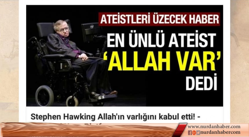 Stephen Hawking’e “Allah” sorulmuştu