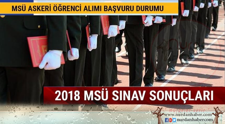 MSÜ sınav sonuçları açıklandı