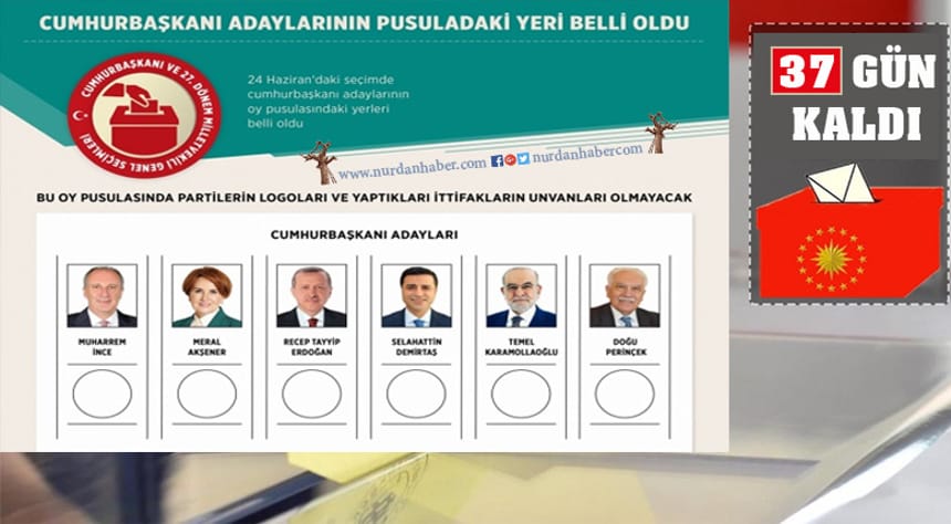 YSK oy pusulası yayınladı
