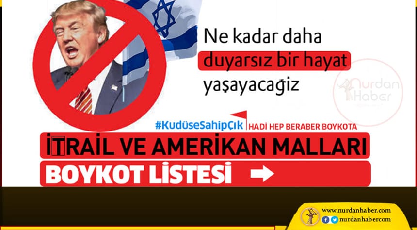 israil ve Amerikan malları boykot listesi