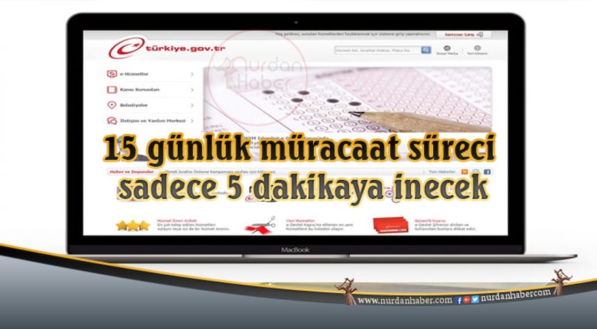 “O” belge de artık e-Devlet’ten alınabilecek