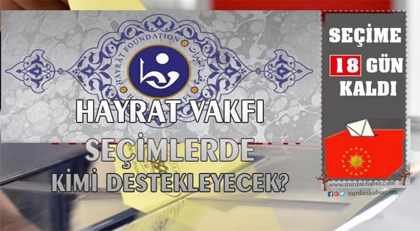 Hayrat Vakfı Kimi Destekleyecek?