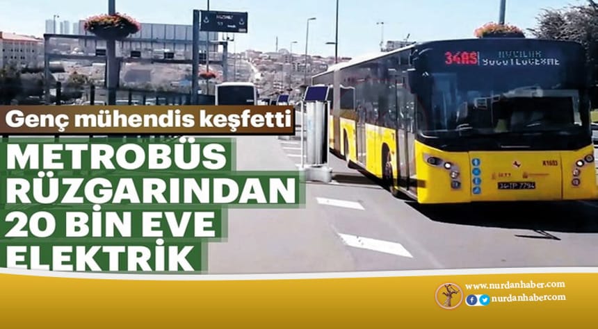 Metrobüs elektrik üretiyor