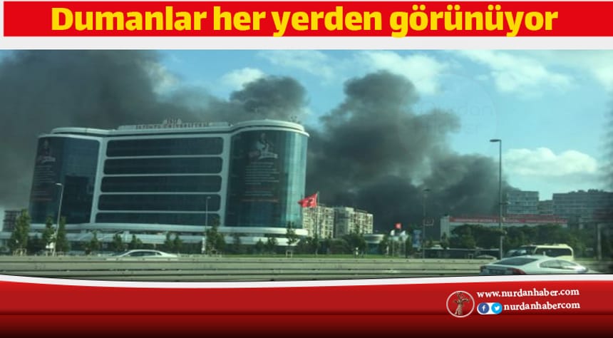 İstanbul Davutpaşa’da yangın!