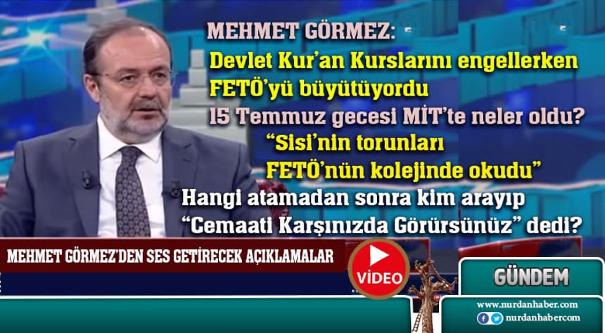 M.Görmez’den Ses getirecek açıklama