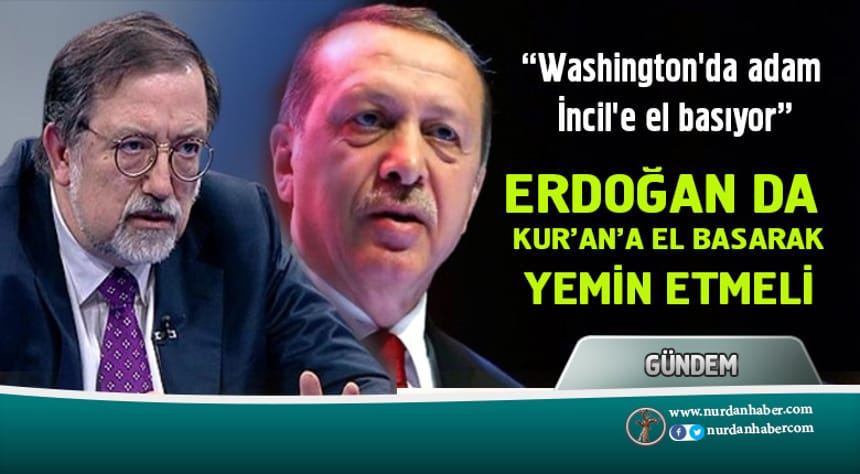 Bardakçı’dan Erdoğan’a yemin önerisi!
