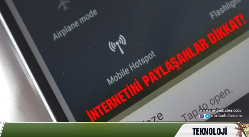 Mobil internet paketini paylaşanlara ek ücret