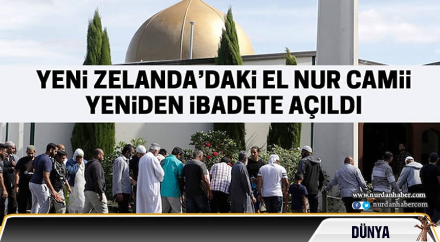 Terör saldırısına uğrayan El Nur Cami yeniden açıldı