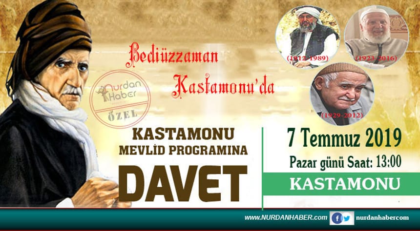 Kastamonu Mevlidine Davet