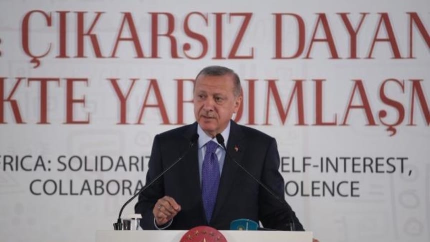 Erdoğan: Afrika kıtasındaki karışıklığın arkasından batılı silah ve petrol şirketleri çıkıyor