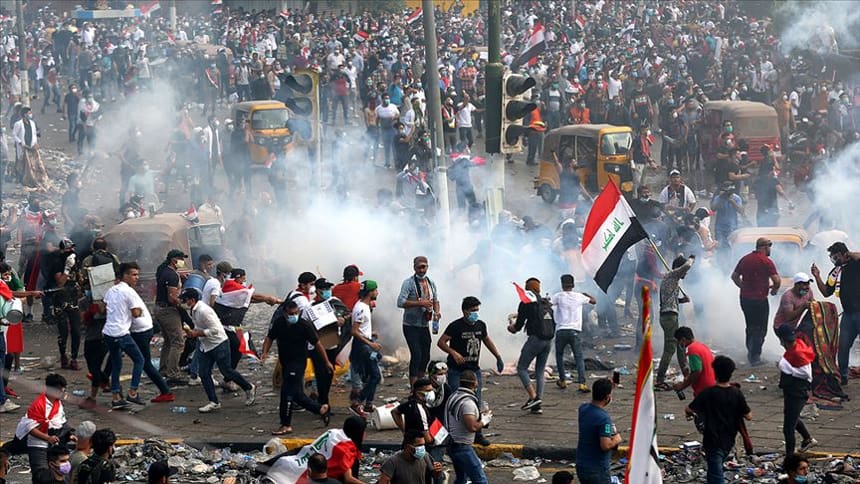 BM: Irak’taki protestolarda ay başından beri 229 gösterici öldü