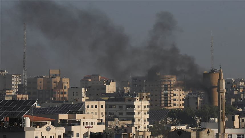 İsrail ordusu Gazze’de İslami Cihad mevkilerini bombalıyor