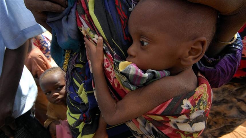 52 milyon Afrikalı açlıkla yüz yüze