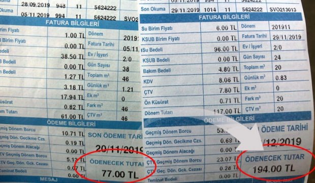 İstanbulluların su faturası şaşkınlığı! Yüzde 400 zam