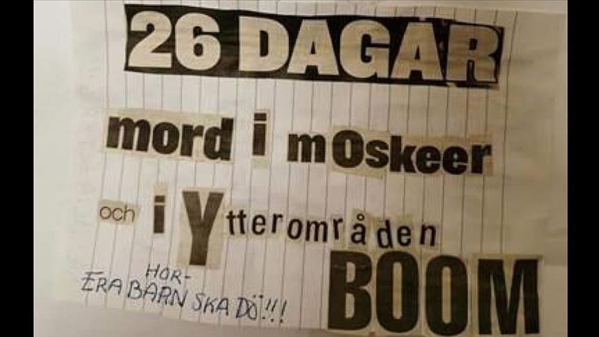İsveç’te İslam Kültür Derneğine tehdit mektubu