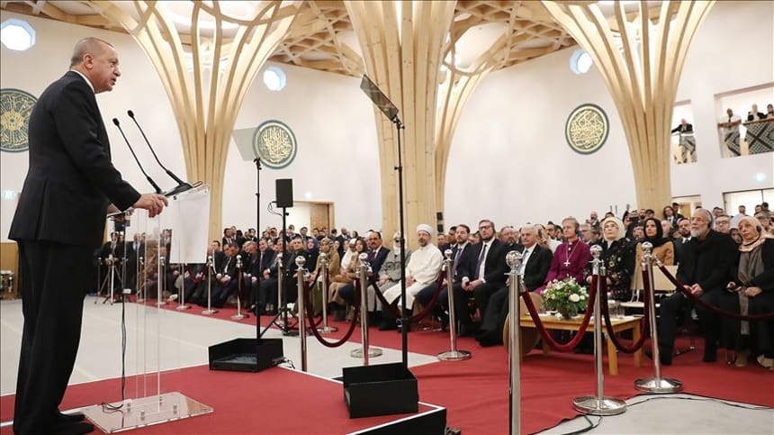 Cumhurbaşkanı Erdoğan: Cambridge Camisi yükselen İslam karşıtlığına en güzel cevap