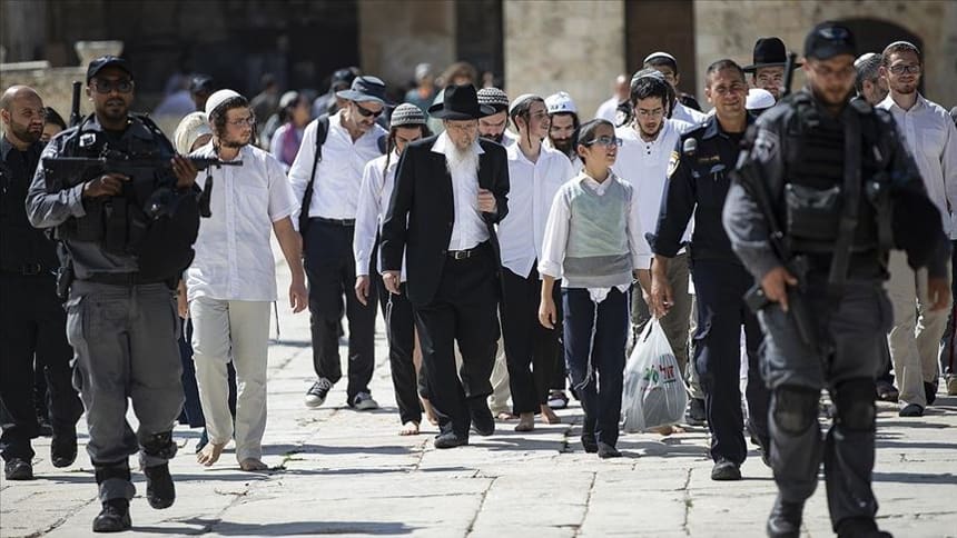 Mescid-i Aksa’ya 2019’da yaklaşık 30 bin Yahudi baskın düzenledi