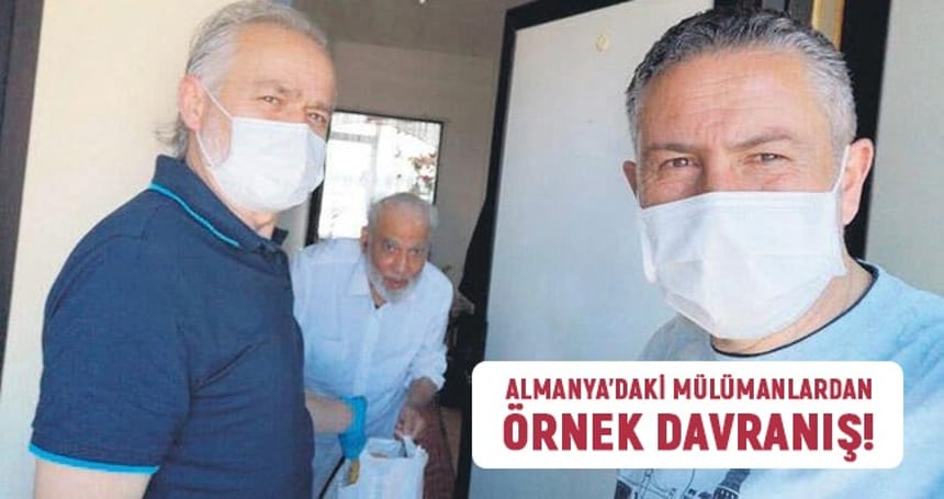 Almanya’daki Müslümanlardan Örnek Davranış