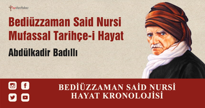 Bediüzzaman Said Nursi Hayat Kronolojisi