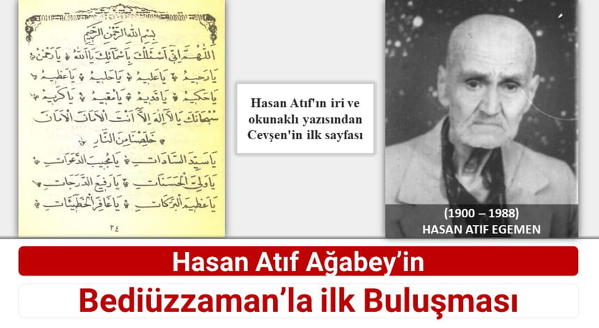 Hasan Atıf Ağabey’in Bediüzzaman’la ilk Buluşması